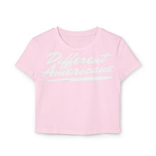 Load image into Gallery viewer, Cursive D.A. Women’s Baby Tee