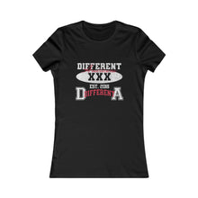 Load image into Gallery viewer, Women's D.A. Varsity Tee On Black