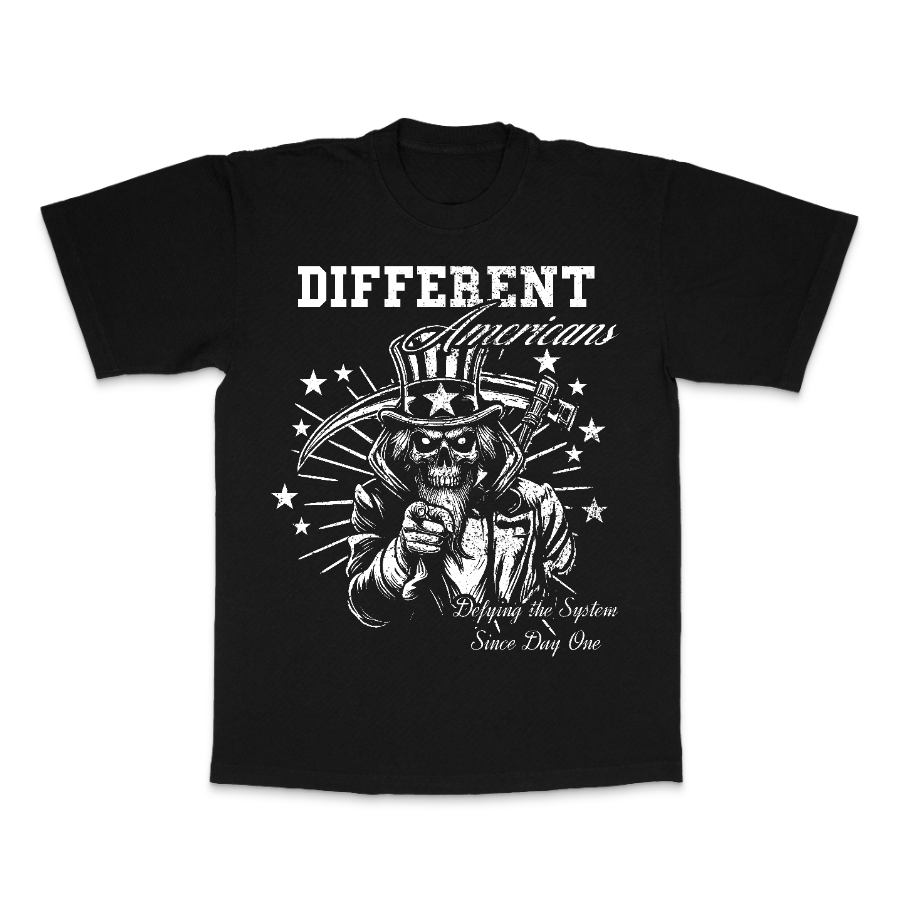 Grim Uncle Sam Black And White