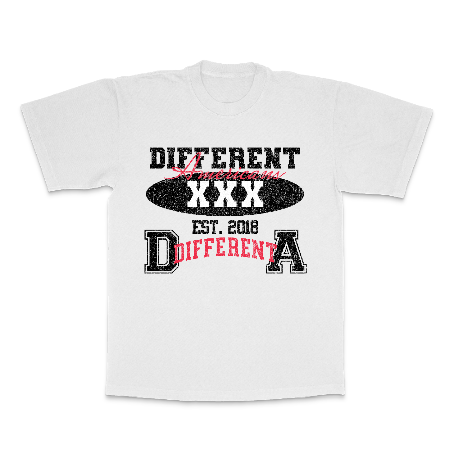 D.A. Varsity On White