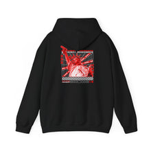 Load image into Gallery viewer, Lady Liberty Red On Black Hoodie
